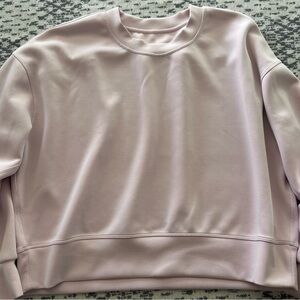 Lululemon softstreme perfectly oversized cropped crew